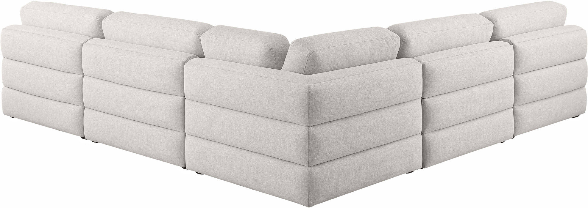 Beckham - 5 Piece Modular Corner Armless Sectional