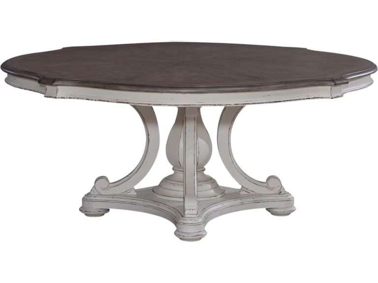 Magnolia Manor - Round Table - White