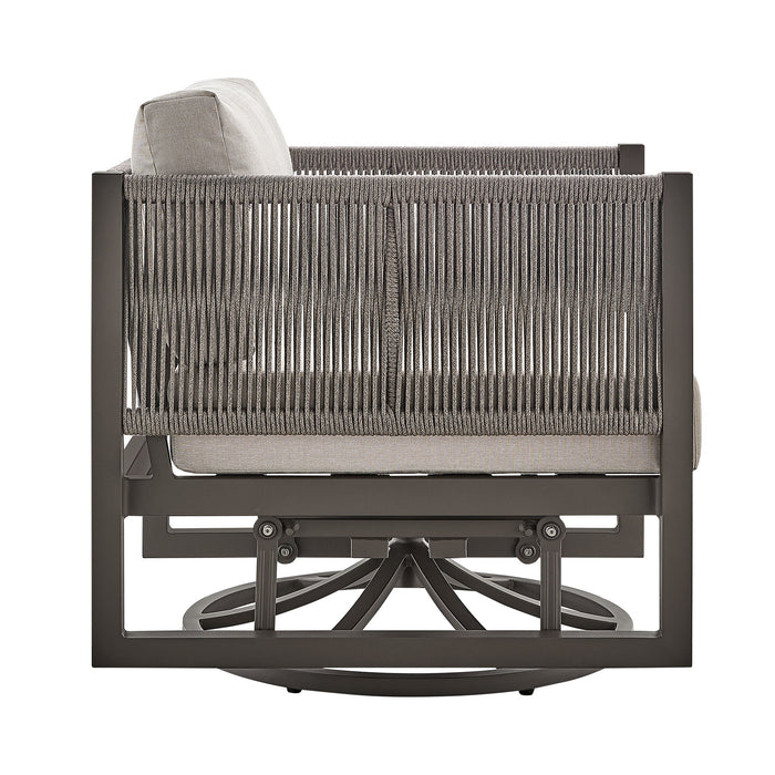 Mareike - Outdoor Patio Swivel Glider Lounge Chair