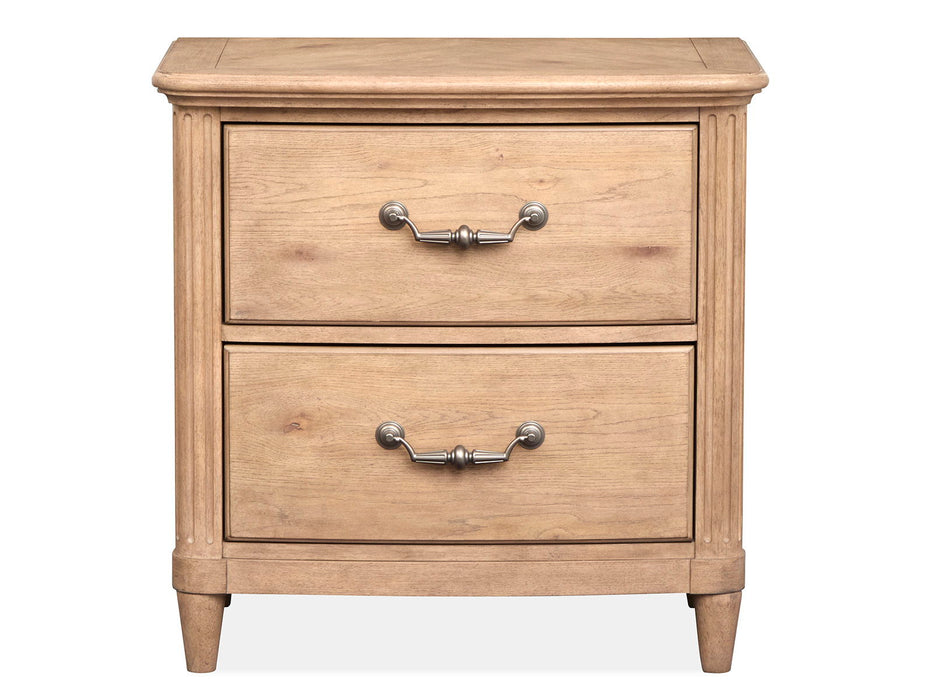 Harmony Heights - Drawer Nightstand - Belgium Wheat