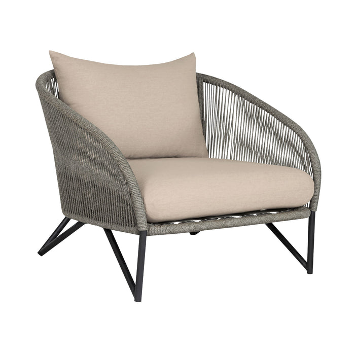 Benicia - Outdoor Patio Chair - Gray / Taupe