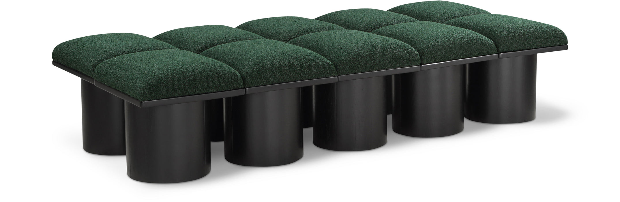 Pavilion - 10 Piece Modular Bench With Black Base