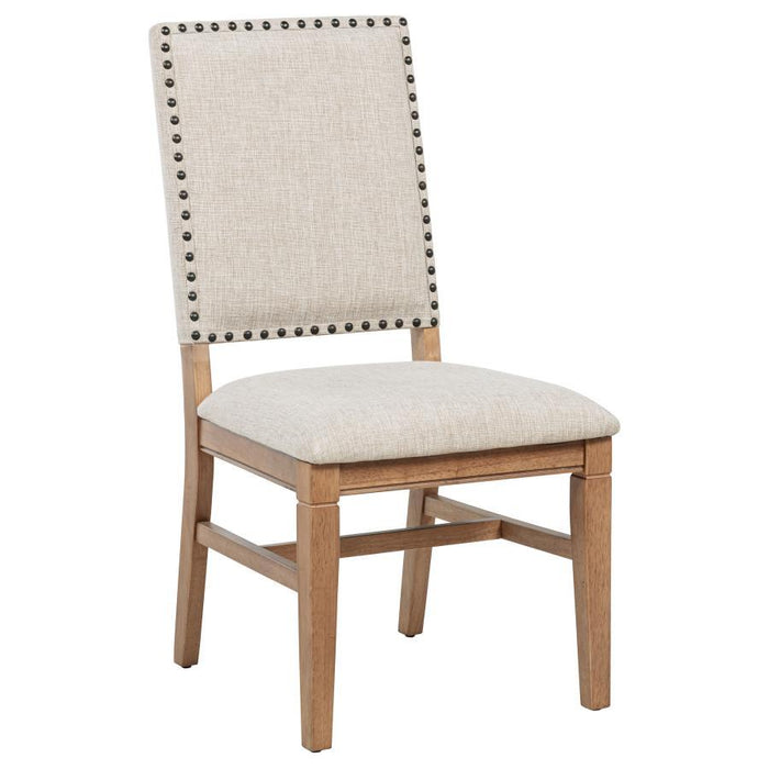 Middleton - Upholstered Dining Side Chair Beige (Set of 2) - Natural