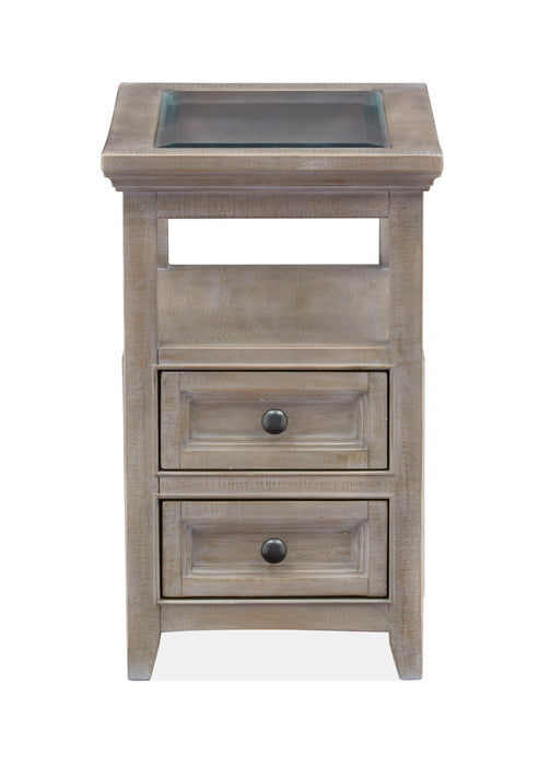 Paxton Place - Chairside End Table - Dovetail Grey