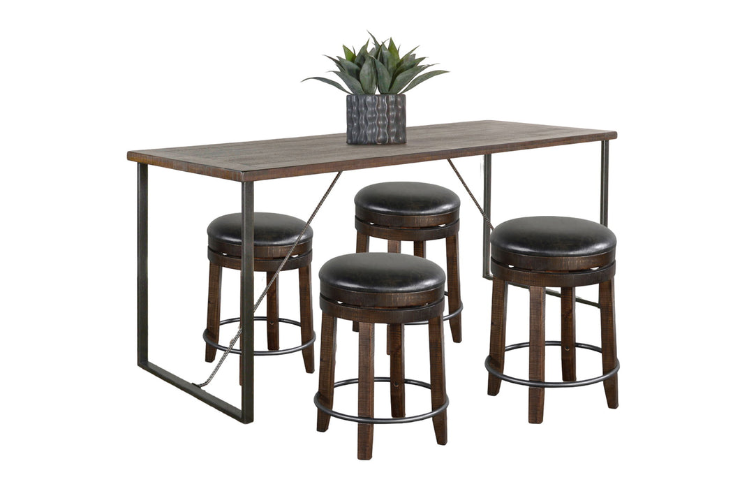 Newport - Counter Upholstered Height Friendship Set