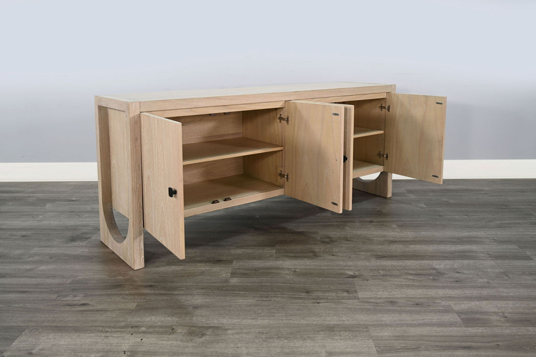 Liz - Arched Leg Oak Buffet - Bergen Oak