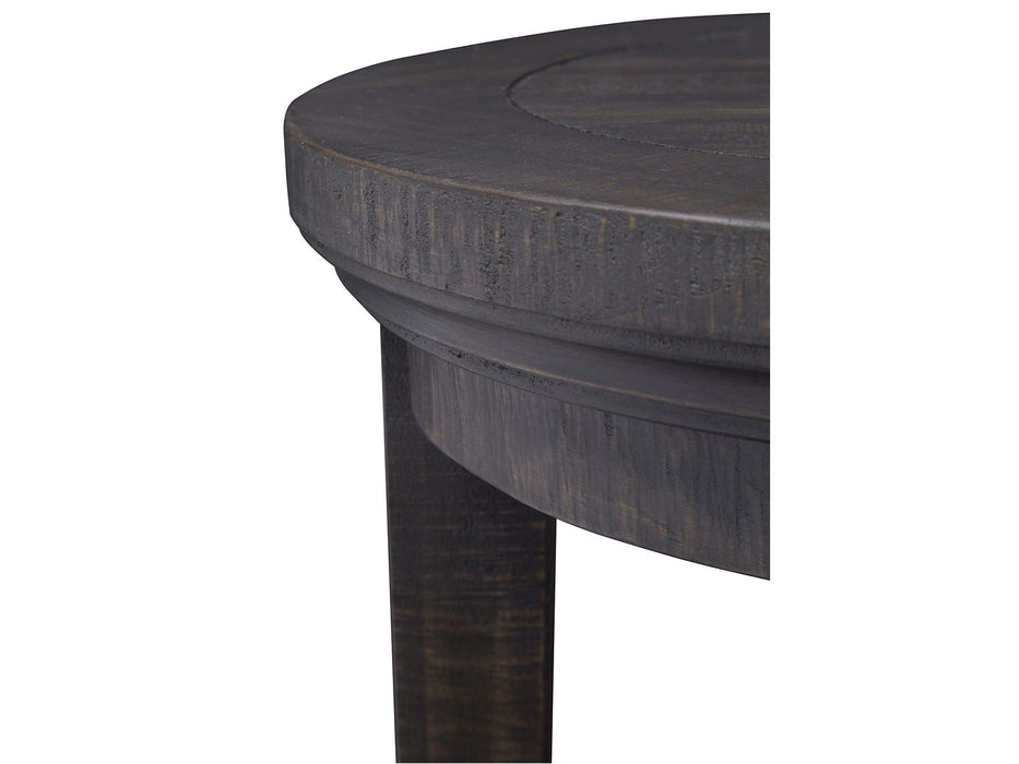 Westley Falls - Round Accent End Table - Graphite