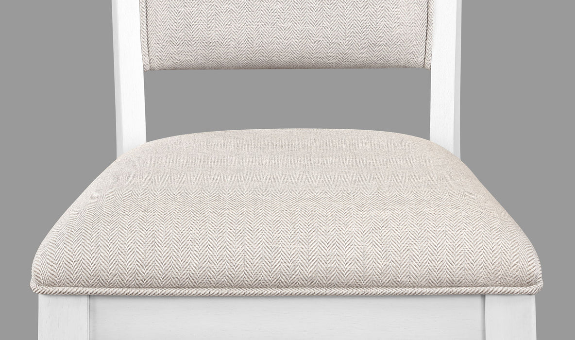 Wendy - Counter Height Chair (Set of 2) - White / Beige
