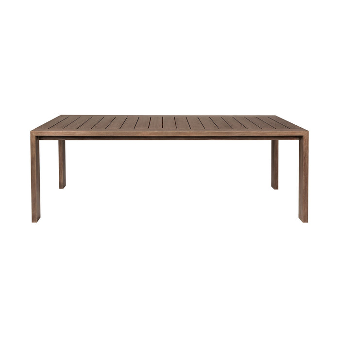 Relic - Outdoor Patio Dining Table - Weathered Eucalyptus