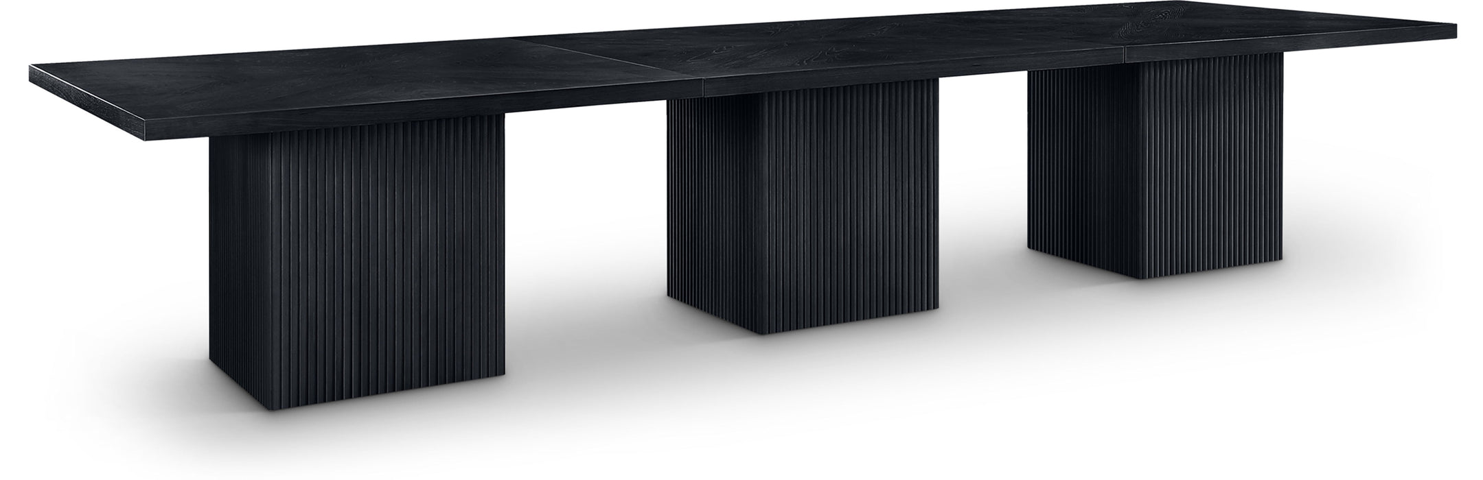 Belinda - Wood Mid-Century Modern Modular Dining Table - Black