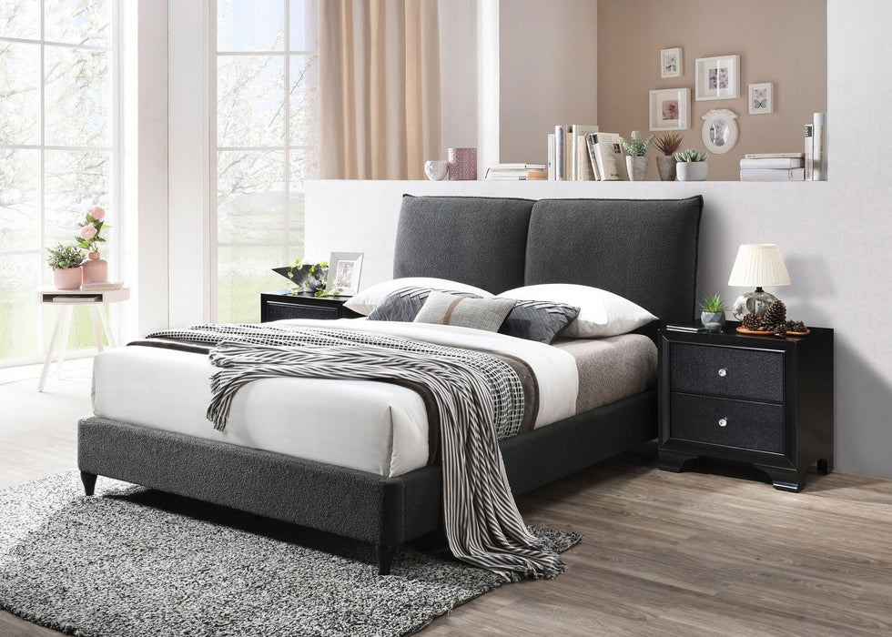 Jenn - King 2 Piece Bedroom Set - Charcoal