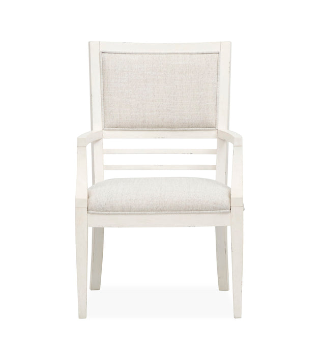 Echo Isles - Upholstered Arm Chair (Set of 2) - Sea Pearl And Driftwood