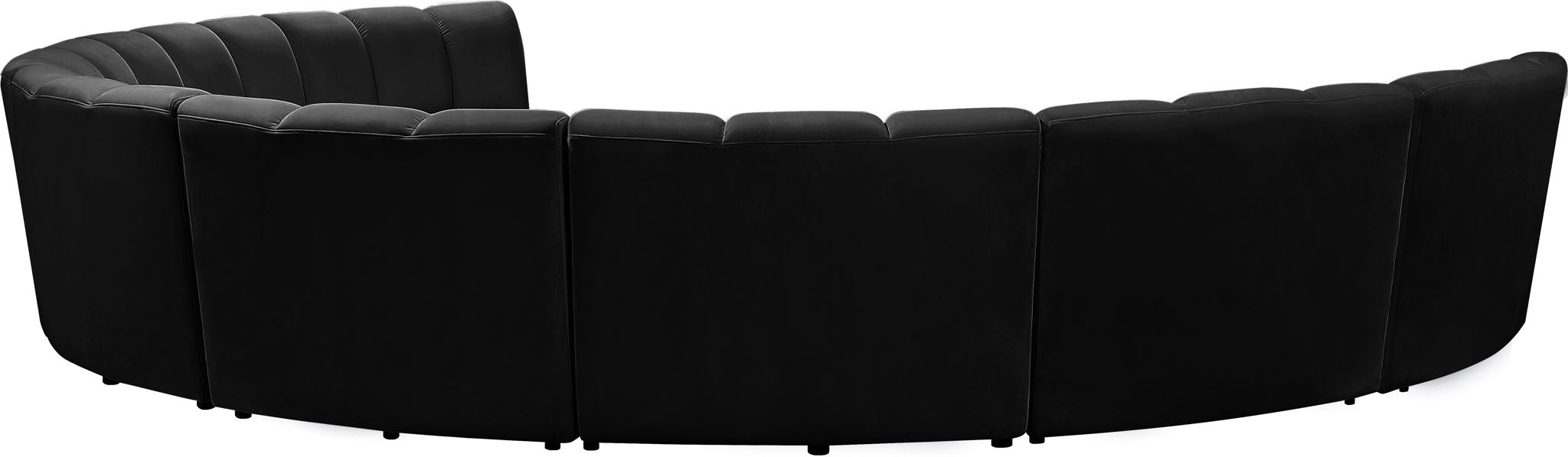 Infinity - 8 Piece Velvet Modular Sectional