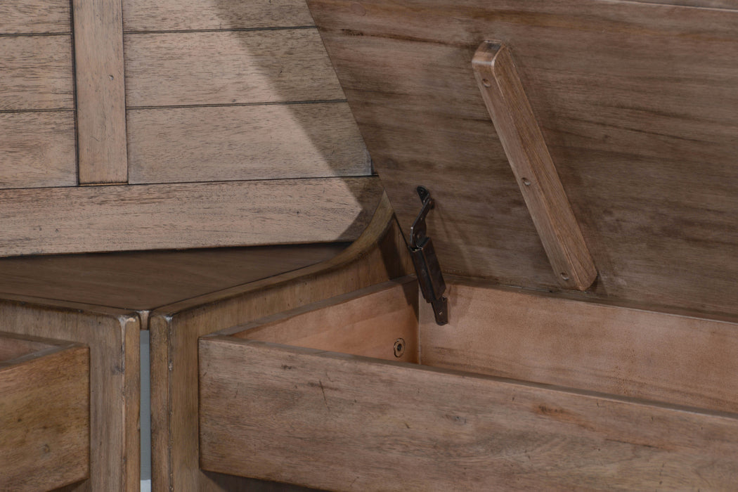 Doe Valley - Wood Breakfast Nook Dining Set - Buckskin