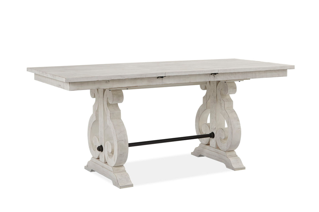 Bronwyn - Rectangular Counter Dining Table - Alabaster