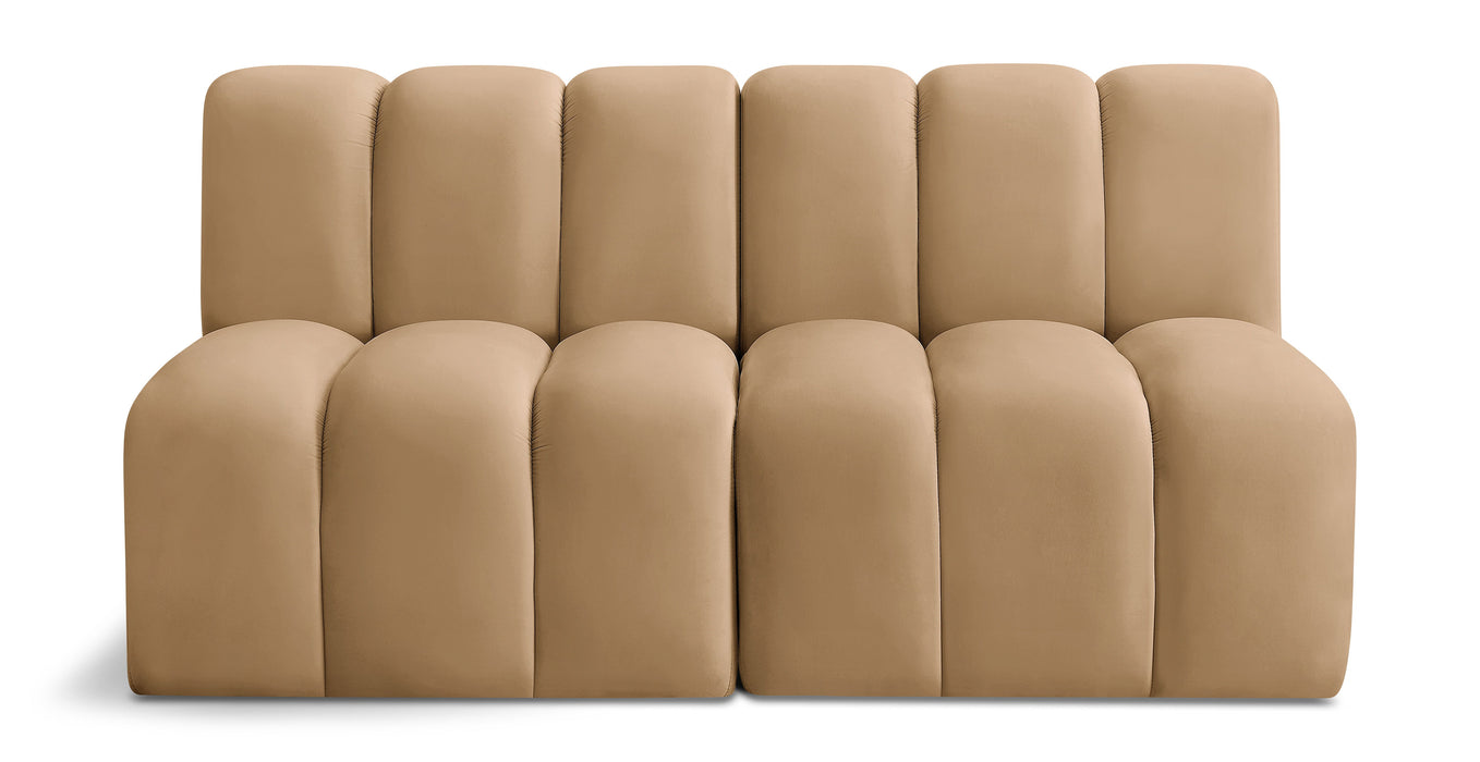 Arc - Velvet 2 Seats Modular Sofa