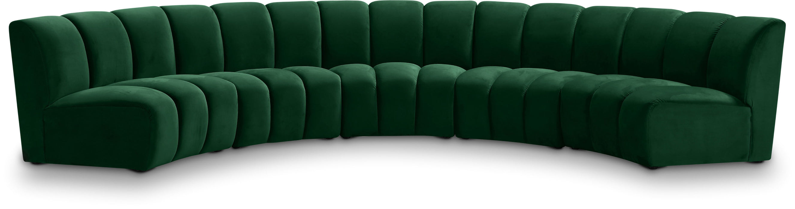 Infinity - 5 Piece Velvet Modular Sectional