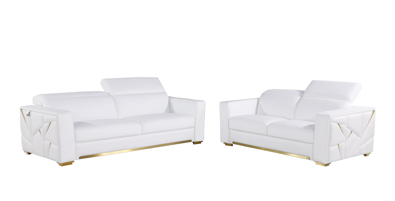 1120 - Leather Living Room Set