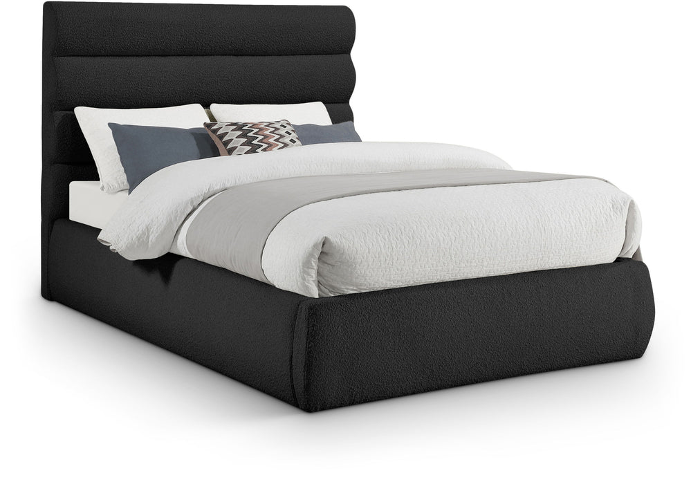 Adam - Boucle Fabric Bed With 52" Headboard