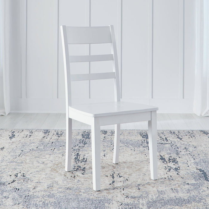 Landale - Ladderback Side Chair (RTA) - White