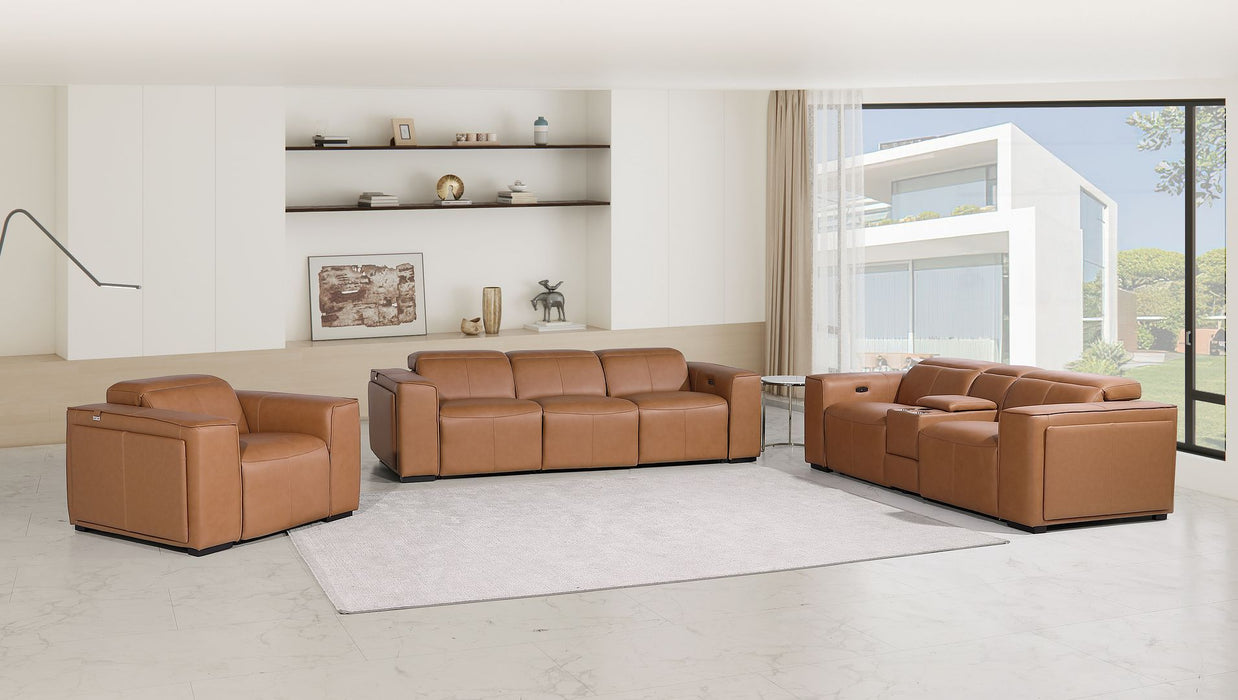 1224 - 7-Piece Modular Power Reclining Sofa, Loveseat & Chair Set In With 5 Power Recliners & Power Headrests