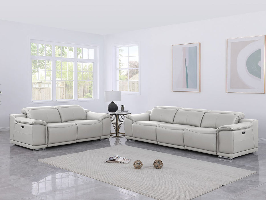 9762 - 5-Piece Modular Power Reclining Sofa And Loveseat Set With 5 Power Recliners In