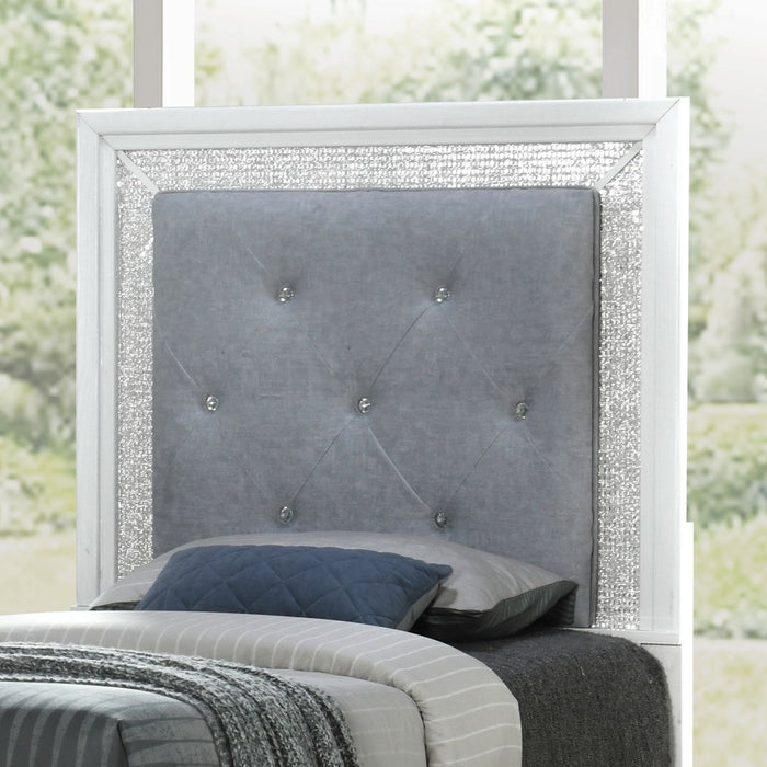 Reflections - Upholstered Panel Headboard With Lights