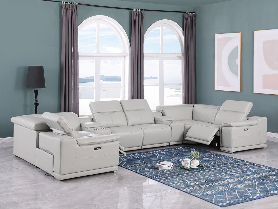 9762 - 8-Piece U-Shaped Sectional Sofa With 2 Power Recliners
