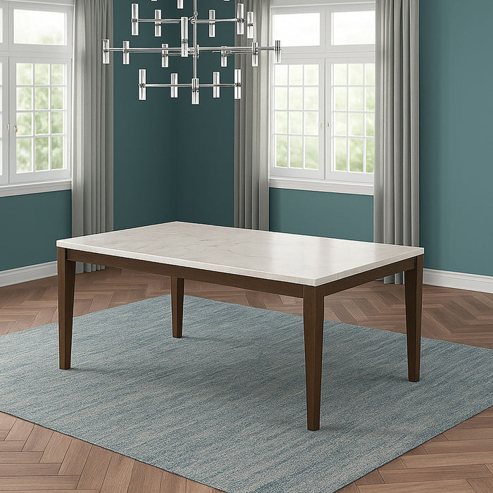 Essence - 70" Rectangle Dining Table With Marble Top
