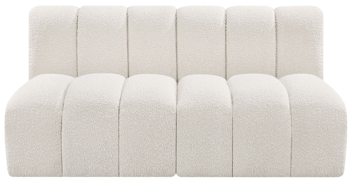 Arc - Boucle Fabric 2 Seats Modular Sofa
