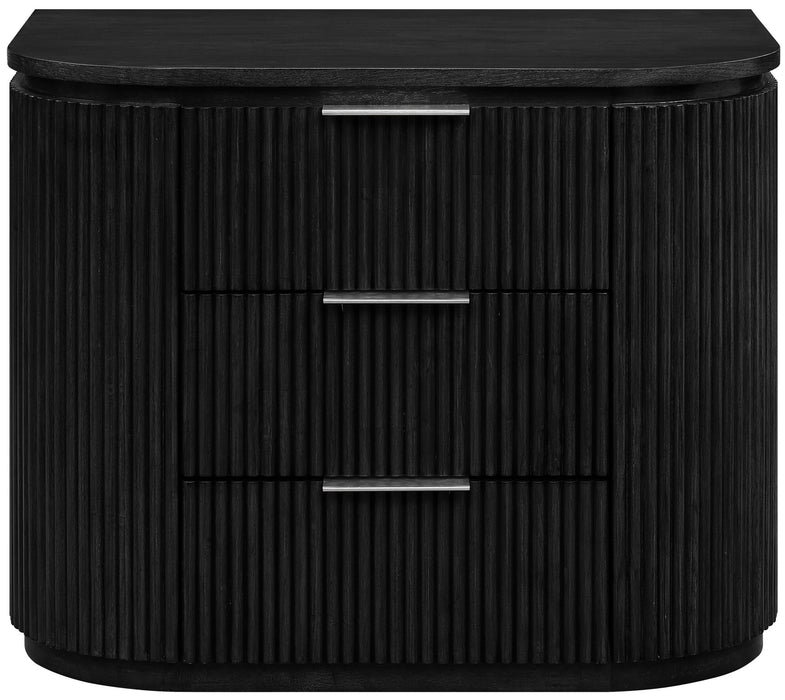 Astrid - Solid Wood And Oak Veneer Nightstand