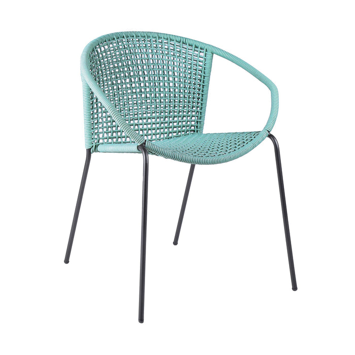 Snack - Indoor / Outdoor Stackable Steel Dining Chair (Set of 2)