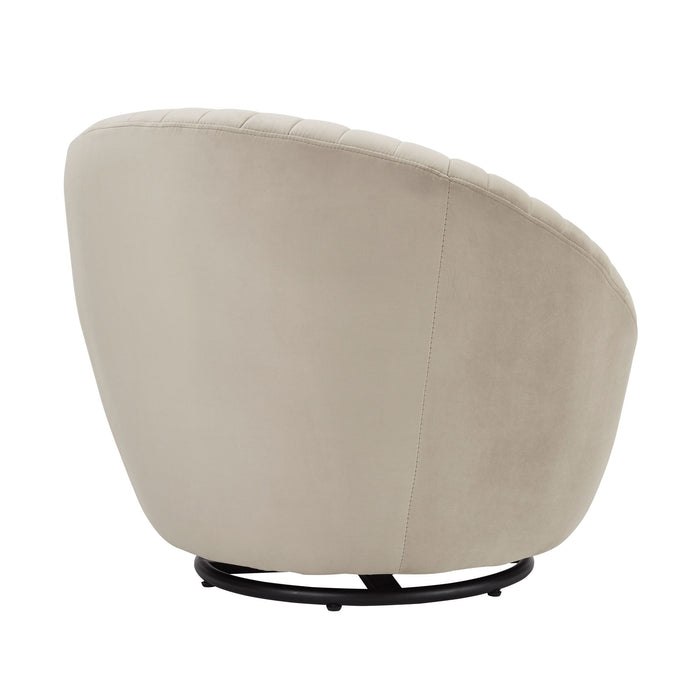 Bella - Velvet Swivel Accent Chair