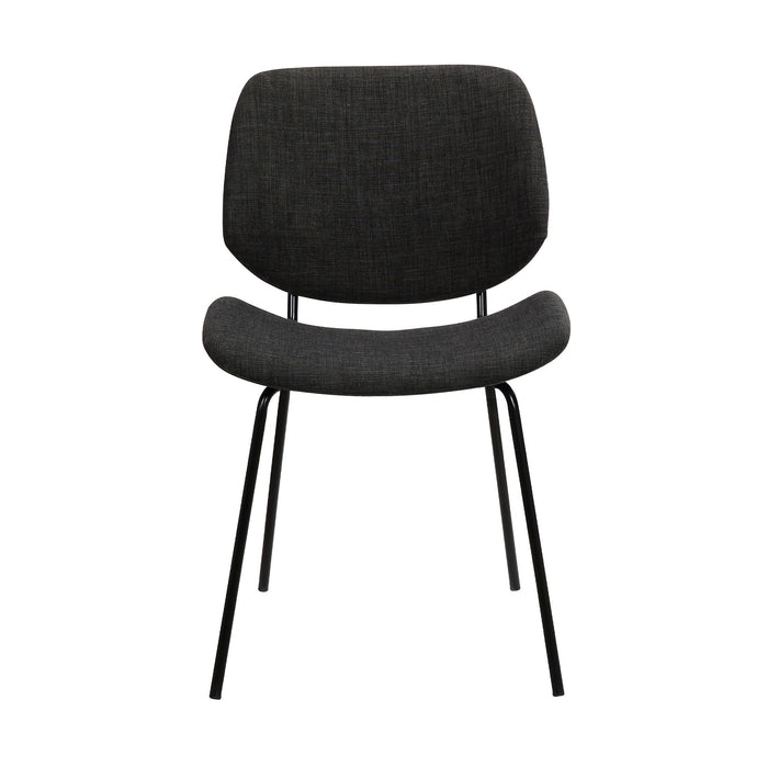 Quest - Modern Dining Accent Chair - Charcoal