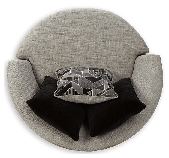Megginson Oversized Round Swivel Chair