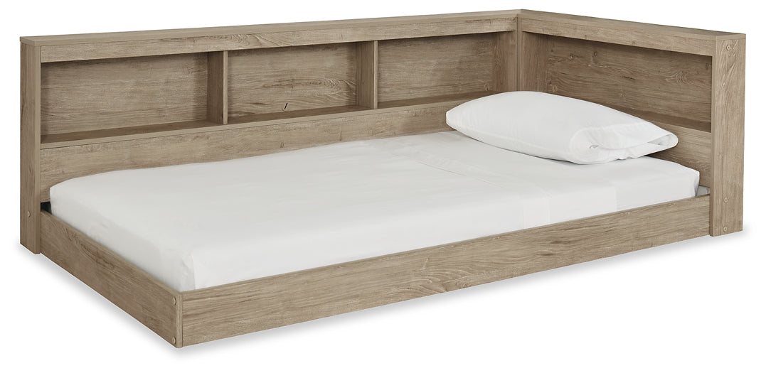 Oliah  Bookcase Storage Bed