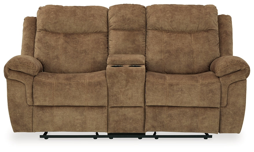 Huddle-Up Glider REC Loveseat w/Console