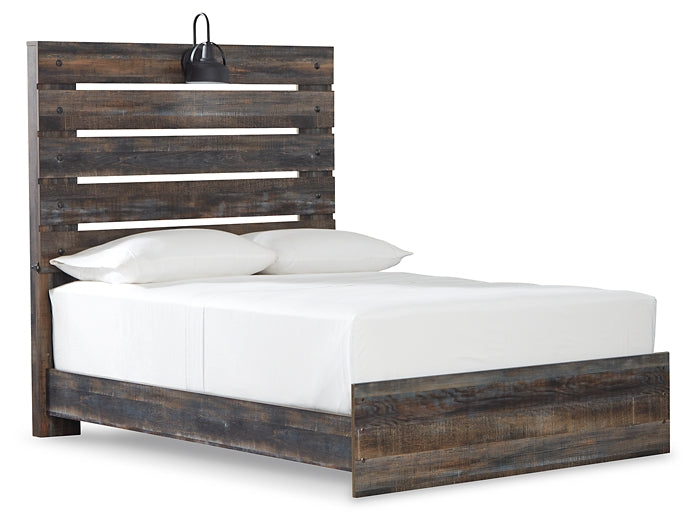 Drystan Twin Panel Bed with Nightstand