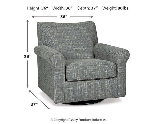 Renley Swivel Glider Accent Chair