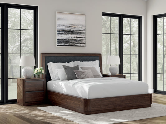 Dilenno California King Upholstered Panel Bed