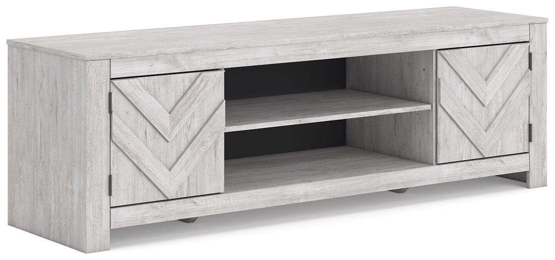 Cayboni LG TV Stand w/Fireplace Option