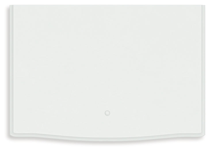 Kozlani Twin Upholstered Panel Storage Bed, Dresser, Mirror and Nightstand