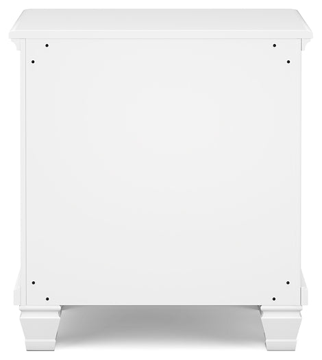 Fortman Twin Panel Storage Bed, Dresser, Mirror and Nightstand